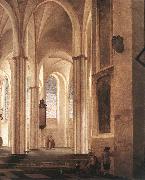 Pieter Jansz Saenredam The Interior of the Buurkerk at Utrecht oil painting reproduction